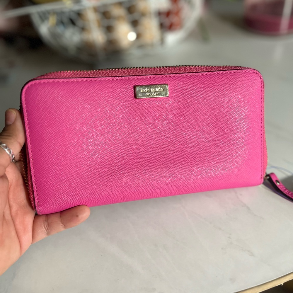 Hot pink, Kate Spade wallet